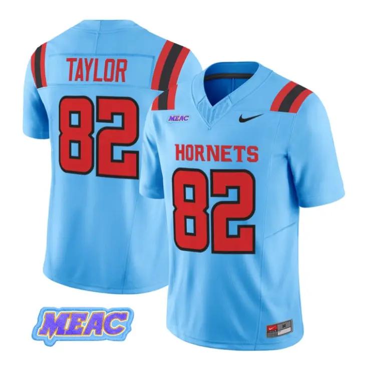 John Taylor Jersey #82 Delaware State Hornets 2026 Vapor All Stitched by My Store NCAA Football Jerseys