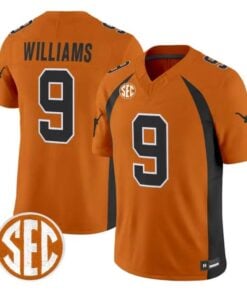 Jonah Williams Jersey #9 Texas Longhorns 1990 Throwback 2026 Vapor All Stitched by My Store NCAA Football Jerseys