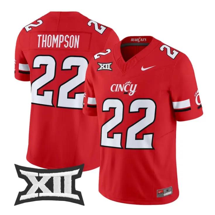 jonathan-thompson-jersey-22-cincinnati-bearcats-2026-limited-all-stitched-01 - Top Design Fan Jonathan Thompson Jersey #22 Cincinnati Bearcats 2026 Limited All Stitched