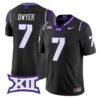 Jordan Dwyer Jersey #7 TCU Horned Frogs 2026 Vapor Limited Football Stitched - Top Design Fan Jordan Dwyer Jersey #7 TCU Horned Frogs 2026 Vapor Limited Football Stitched