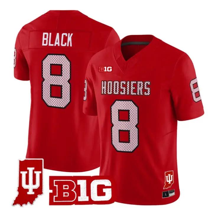 Kaelon Black Jersey #8 Indiana Hoosiers 90s Throwback 2026 Vapor Stitched by My Store NCAA Football Jerseys