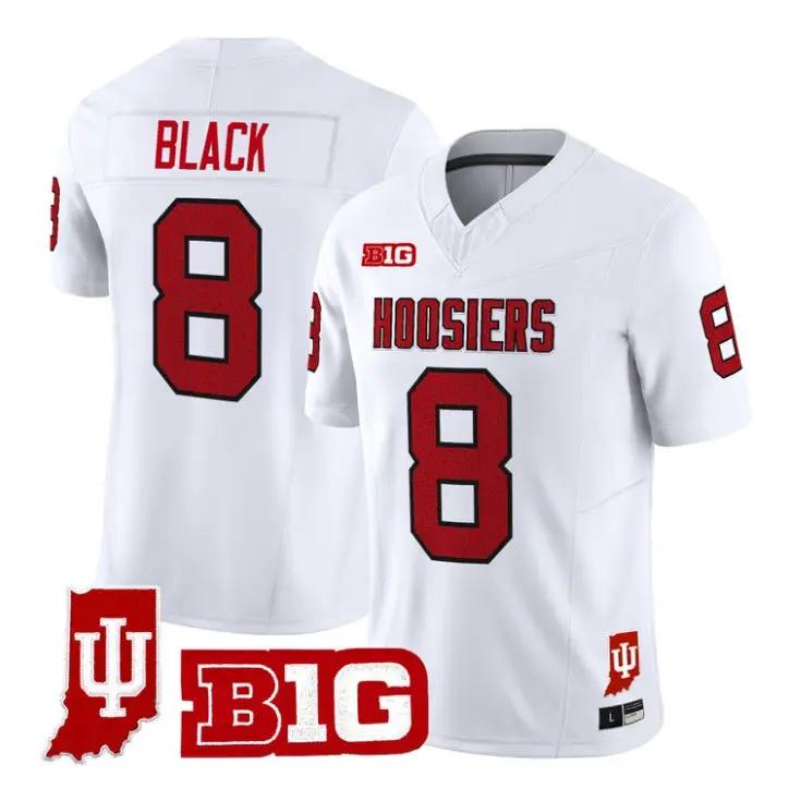 Kaelon Black Jersey #8 Indiana Hoosiers 90s Throwback 2026 Vapor Stitched by My Store NCAA Football Jerseys