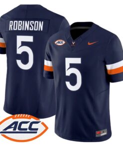 Kam Robinson Jersey #5 Virginia Cavaliers 2026 Vapor Limited Stitched