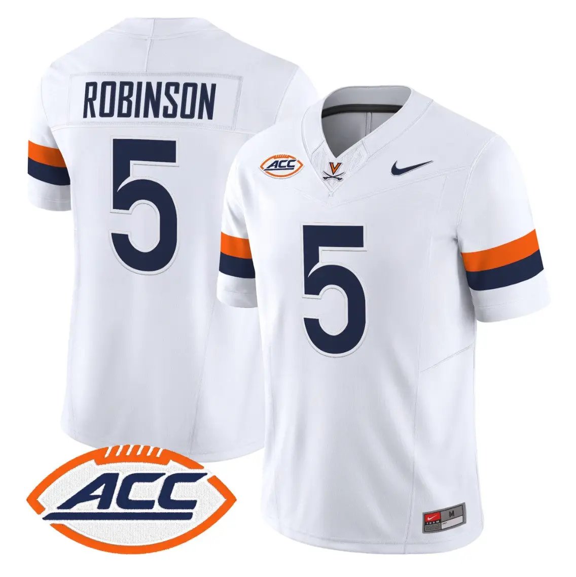 kam-robinson-jersey-5-virginia-cavaliers-2026-vapor-limited-stitched-02 - Top Design Fan Kam Robinson Jersey #5 Virginia Cavaliers 2026 Vapor Limited Stitched