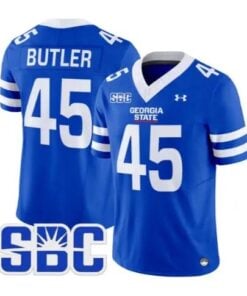 Kelan Butler Jersey #45 Georgia State Panthers 2026 All Stitched by My Store NCAA Football Jerseys