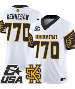Kennesaw Jersey #770 Kennesaw State Owls 2026 Vapor Limited Stitched by My Store NCAA Football Jerseys