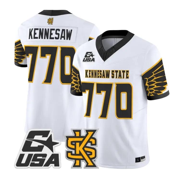 Kennesaw Jersey #770 Kennesaw State Owls 2026 Vapor Limited Stitched by My Store NCAA Football Jerseys