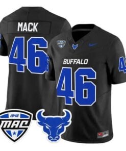 Khalil Mack Jersey #46 Buffalo Bulls 2026 All Stitched by My Store NCAA Football Jerseys