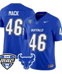 Khalil Mack Jersey #46 Buffalo Bulls 2026 All Stitched by My Store NCAA Football Jerseys