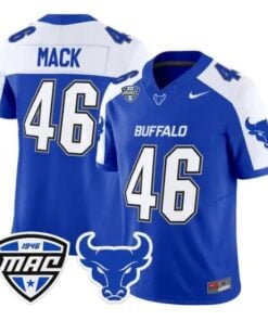 Khalil Mack Jersey #46 Buffalo Bulls 2026 All Stitched by My Store NCAA Football Jerseys