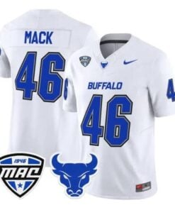 Khalil Mack Jersey #46 Buffalo Bulls 2026 All Stitched by My Store NCAA Football Jerseys