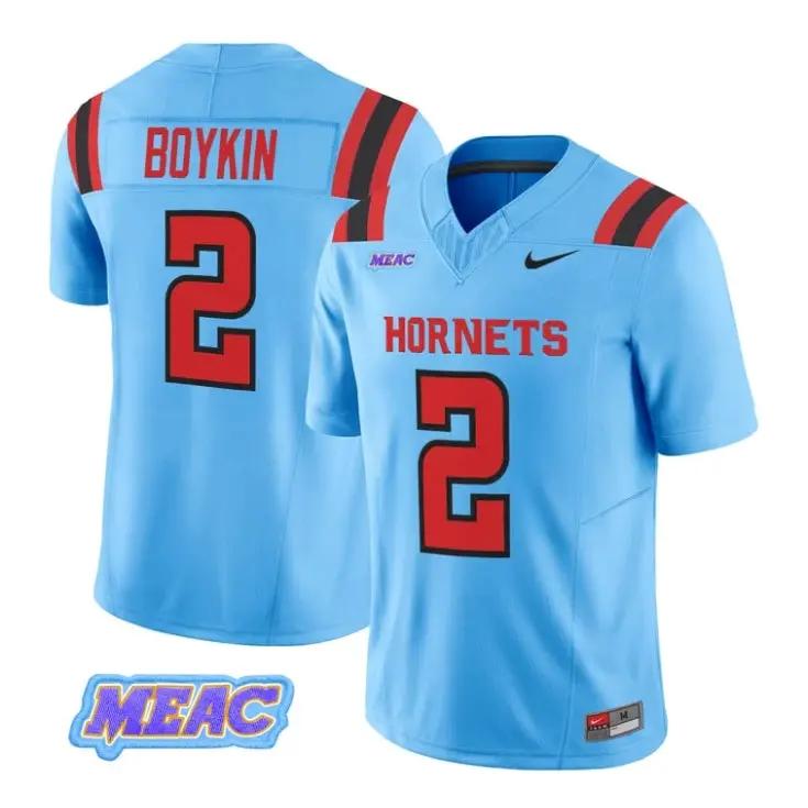 Kobe Boykin Jersey #2 Delaware State Hornets 2026 Vapor All Stitched by My Store NCAA Football Jerseys