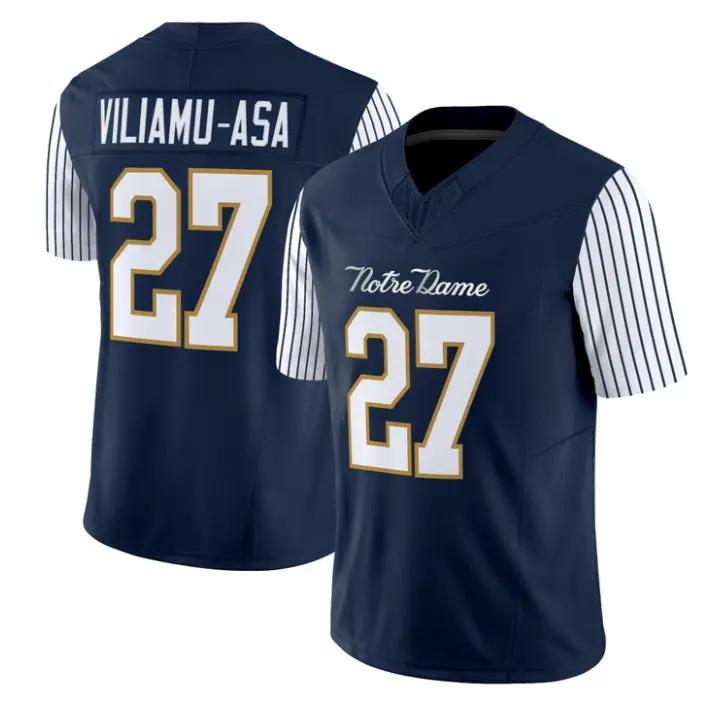 Kyngstonn Viliamu-Asa Jersey #27 Notre Dame Fighting Irish 2026 Limited Stitched by My Store NCAA Football Jerseys