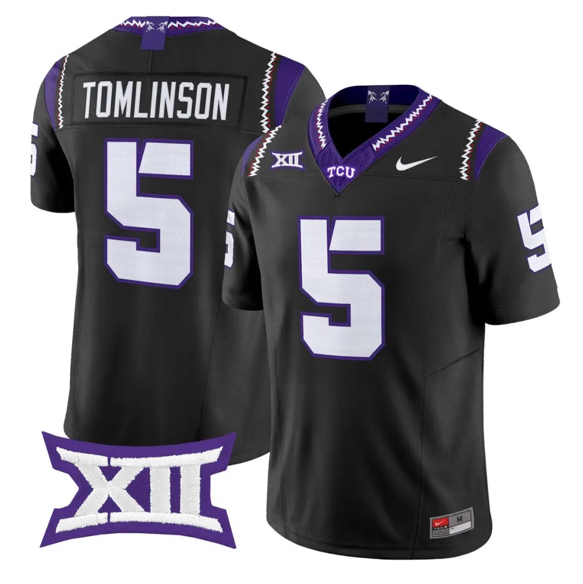 LaDainian Tomlinson Jersey #5 TCU Horned Frogs 2026 Vapor Limited Stitched - Top Design Fan LaDainian Tomlinson Jersey #5 TCU Horned Frogs 2026 Vapor Limited Stitched