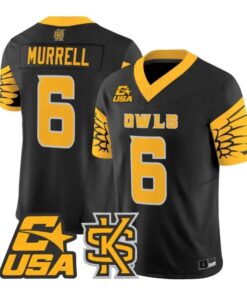 LaTrelle Murrell Jersey #6 Kennesaw State Owls 2026 Limited Stitched by My Store NCAA Football Jerseys
