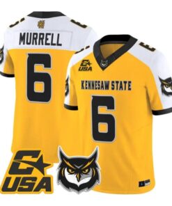 LaTrelle Murrell Jersey #6 Kennesaw State Owls 2026 Limited Stitched by My Store NCAA Football Jerseys