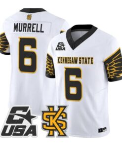LaTrelle Murrell Jersey #6 Kennesaw State Owls 2026 Limited Stitched by My Store NCAA Football Jerseys