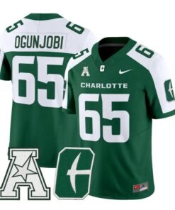 Larry Ogunjobi Jersey #65 Charlotte 49ers 2026 Vapor All Stitched by My Store NCAA Football Jerseys