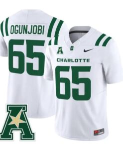 Larry Ogunjobi Jersey #65 Charlotte 49ers 2026 Vapor All Stitched by My Store NCAA Football Jerseys