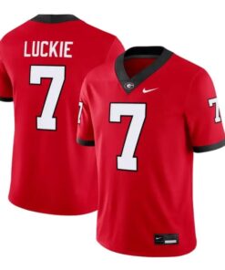 Lawson Luckie Jersey #7 Georgia Bulldogs 2026 Vapor Limited All Stitched Red