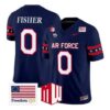 Luke Fisher Jersey #0 Air Force Falcons 2026 Freedom 250 Vapor Stitched - Top Design Fan Luke Fisher Jersey #0 Air Force Falcons 2026 Freedom 250 Vapor Stitched