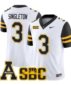 Malachi Singleton Jersey #3 App State Mountaineers 2026 All Stitched by My Store NCAA Football Jerseys