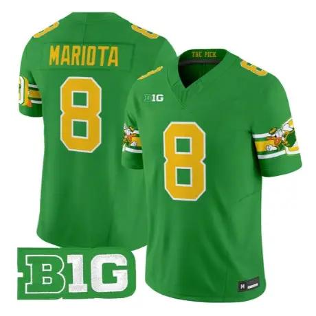 Marcus Mariota Jersey #8 Oregon Ducks Mighty Oregon 2026 Stitched Green by My Store NCAA Football Jerseys