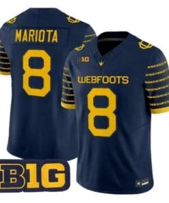 Marcus Mariota Jersey #8 Oregon Ducks 1916 Throwback All Stitched by My Store NCAA Football Jerseys