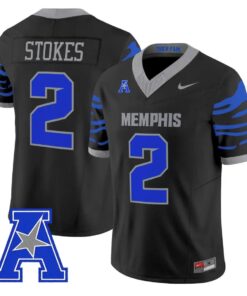 Marcus Stokes Jersey #2 Memphis Tigers 2026 Vapor Limited All Stitched