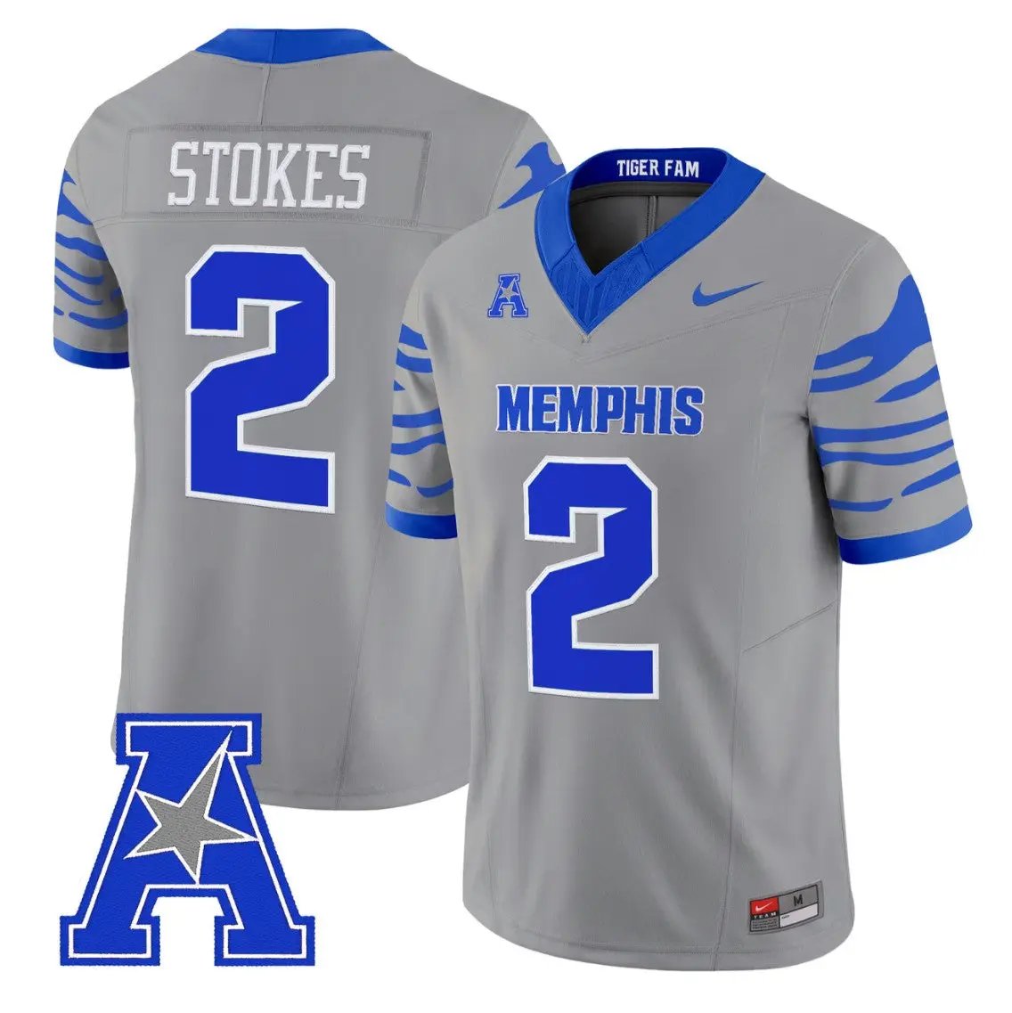 marcus-stokes-jersey-2-memphis-tigers-2026-vapor-limited-all-stitched-01 - Top Design Fan Marcus Stokes Jersey #2 Memphis Tigers 2026 Vapor Limited All Stitched