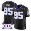 Markis Deal Jersey #95 TCU Horned Frogs 2026 Vapor Limited Football Stitched - Top Design Fan Markis Deal Jersey #95 TCU Horned Frogs 2026 Vapor Limited Football Stitched