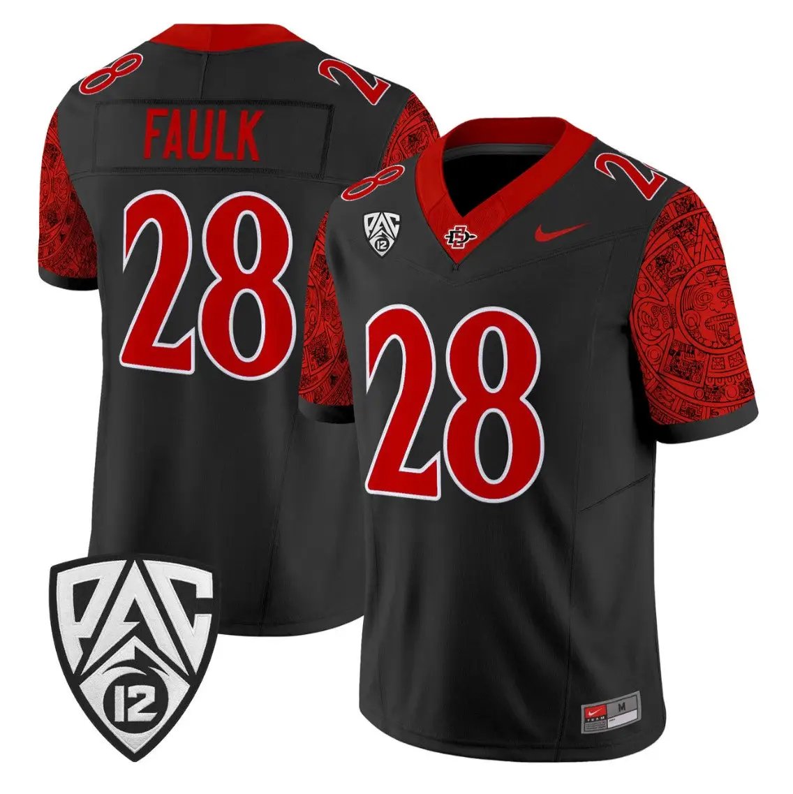Marshall Faulk Jersey #28 San Diego State Aztecs 2026 Vapor Stitched - Top Design Fan Marshall Faulk Jersey #28 San Diego State Aztecs 2026 Vapor Stitched