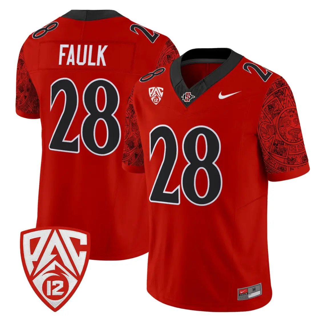 marshall-faulk-jersey-28-san-diego-state-aztecs-2026-vapor-stitched-01 - Top Design Fan Marshall Faulk Jersey #28 San Diego State Aztecs 2026 Vapor Stitched