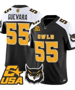 Mateo Guevara Jersey #55 Kennesaw State Owls 2026 Vapor All Stitched by My Store NCAA Football Jerseys