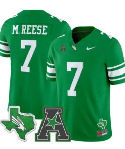 Max Reese Jersey #7 North Texas Mean Green 2026 Limited All Stitched by My Store NCAA Football Jerseys
