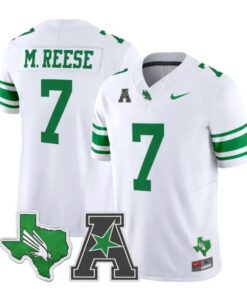 Max Reese Jersey #7 North Texas Mean Green 2026 Limited All Stitched by My Store NCAA Football Jerseys