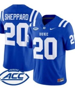 Nate Sheppard Jersey #20 Duke Blue Devils 2026 Vapor All Stitched by My Store NCAA Football Jerseys