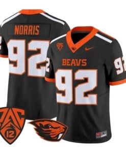 Nick Norris Jersey #92 Oregon State Beavers 2026 Vapor All Stitched by My Store NCAA Football Jerseys
