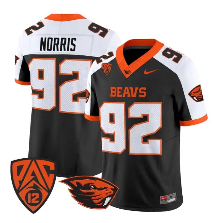 Steven Jackson Jersey #34 Oregon State Beavers 2026 Vapor Stitched by My Store NCAA Football Jerseys