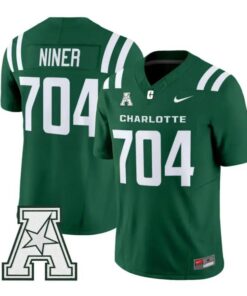 Niner Jersey #704 Charlotte 49ers 2026 Vapor Limited All Stitched by My Store NCAA Football Jerseys