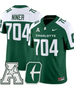 Niner Jersey #704 Charlotte 49ers 2026 Vapor Limited All Stitched by My Store NCAA Football Jerseys