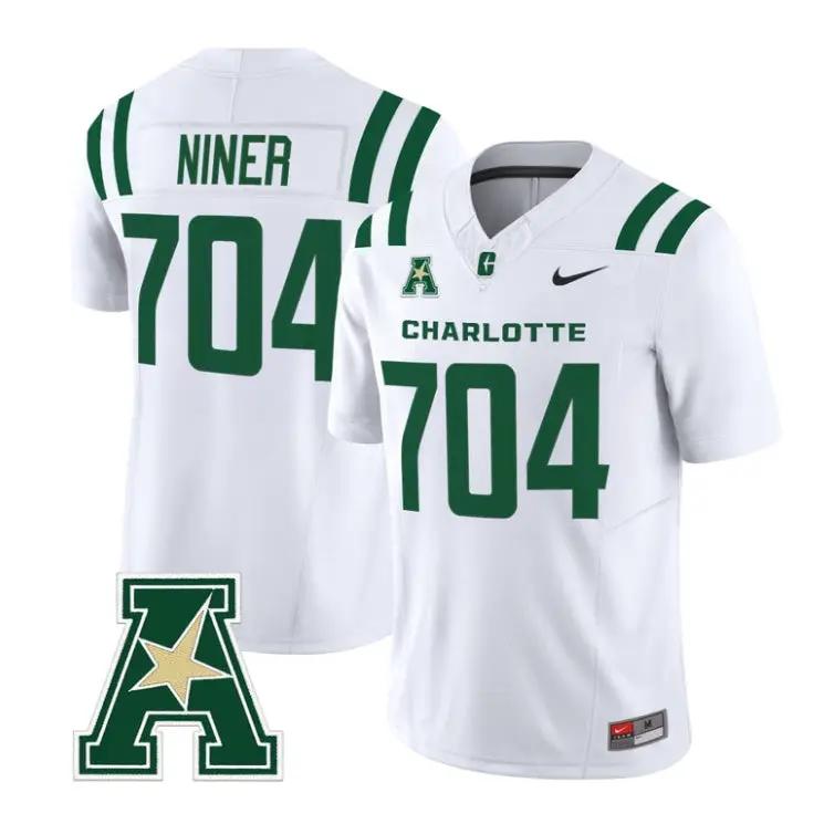 Niner Jersey #704 Charlotte 49ers 2026 Vapor Limited All Stitched by My Store NCAA Football Jerseys