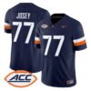 Noah Josey Jersey #77 Virginia Cavaliers 2026 Vapor Limited Stitched - Top Design Fan Noah Josey Jersey #77 Virginia Cavaliers 2026 Vapor Limited Stitched