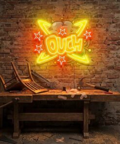 Ouch Artwork Led Neon Sign Light by VN339