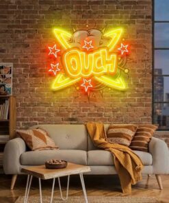 Ouch Artwork Led Neon Sign Light by VN339