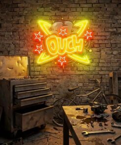 Ouch Artwork Led Neon Sign Light by VN339