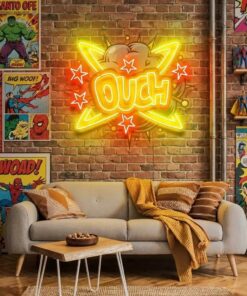 Ouch Artwork Led Neon Sign Light by VN339