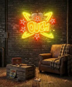 Ouch Artwork Led Neon Sign Light by VN339