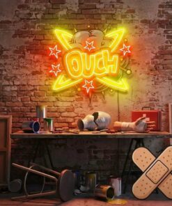 Ouch Artwork Led Neon Sign Light by VN339