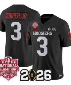 Omar Cooper Jr Jersey #3 Indiana Hoosiers 2026 Glitter Vapor Stitched by My Store NCAA Football Jerseys